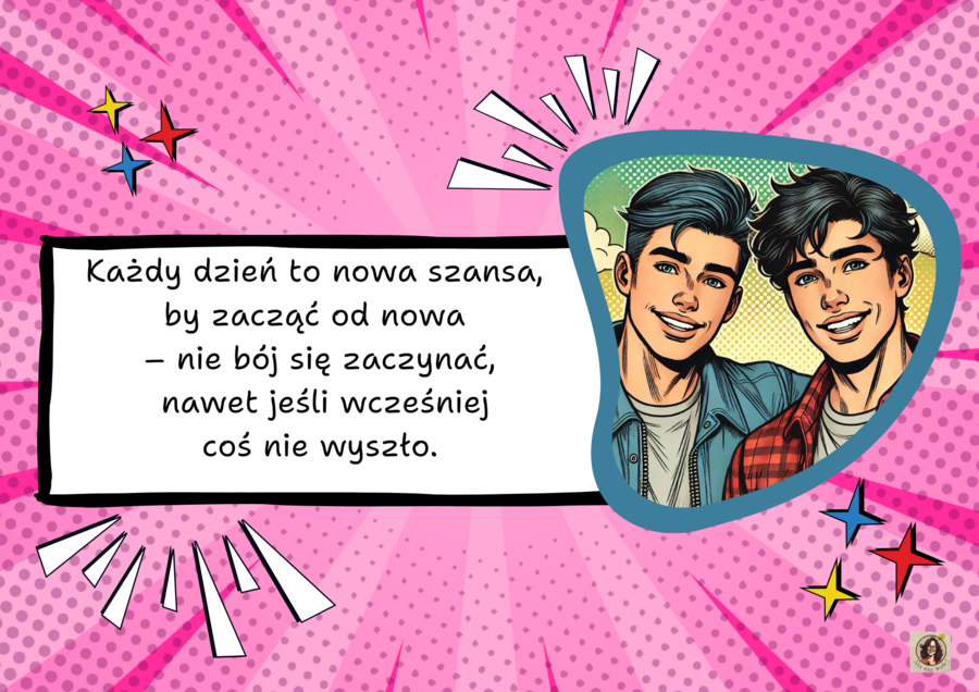 Gazetka motywacyjna "Skok w Nowy Rok".