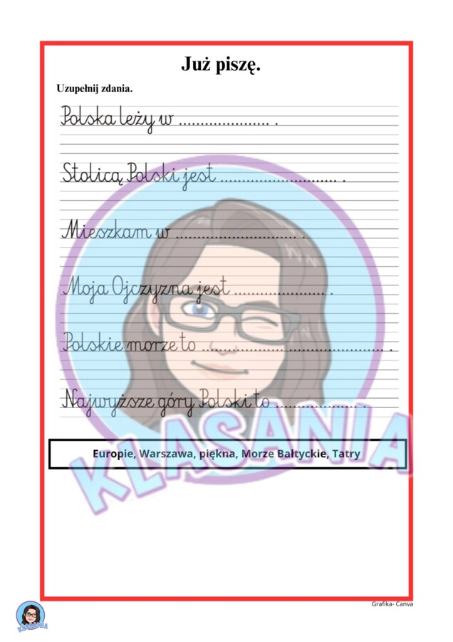 Święta majowe- klasa 1