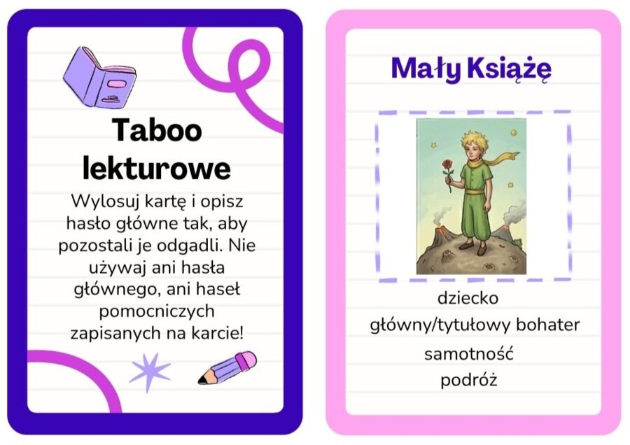 Taboo lekturowe - ,,Mały Książę''