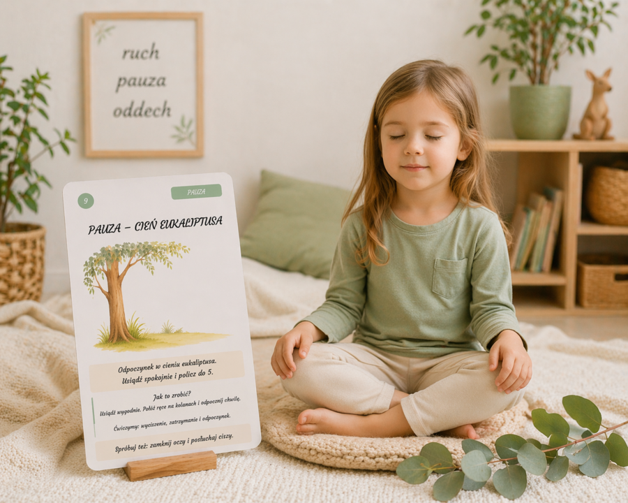 Skacze kangur – zestaw kart ruchowych