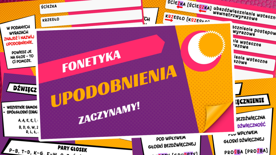 Fonetyka - upodobnienia - udźwięcznienie i ubezdźwięcznienie. Teoria i ćwiczenia.