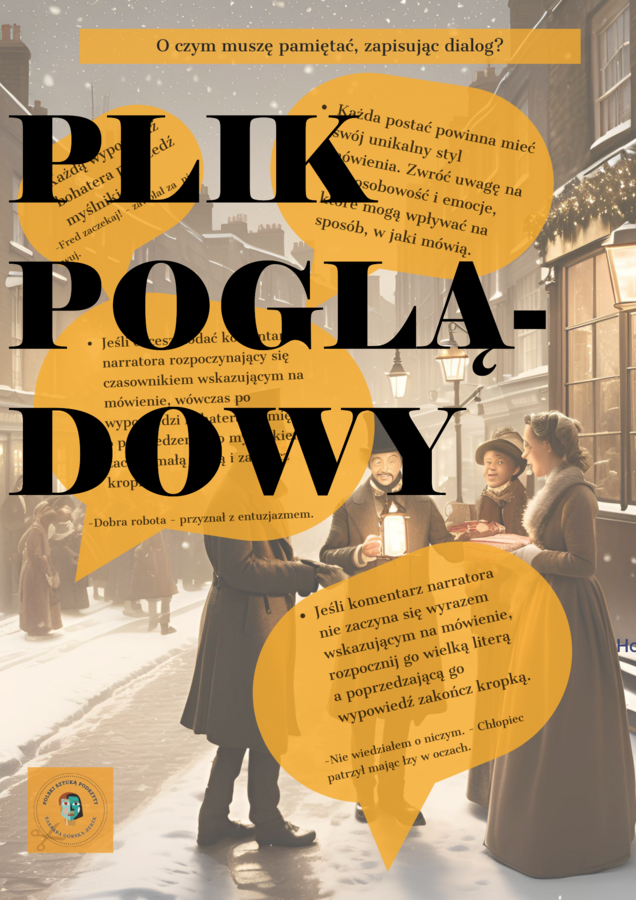 "Opowieść wigilijna" Karola Dickensa - speed dating - ćwiczenie dialogowe.