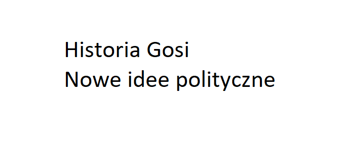 Nowe idee polityczne