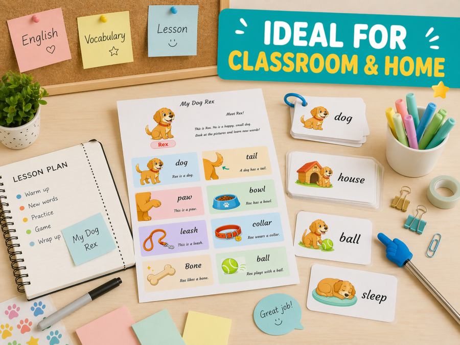 My Dog Rex – picture dictionary