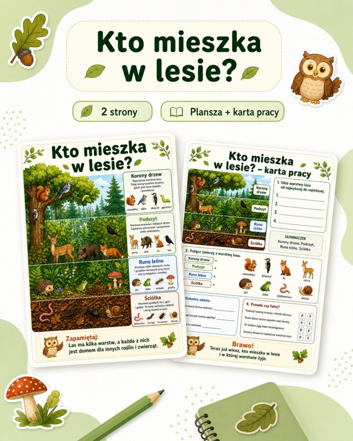 Kto mieszka w lesie?