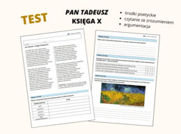 Test – "Pan Tadeusz" (fragment księgi X)