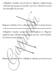 Wklejka klasa 5. Temat: Proste równoległe i proste prostopadłe.