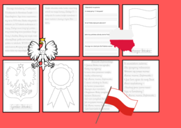 🇵🇱 ŚWIĘTO NIEPODLEGŁOŚCI – 8 stron zestaw do pisania po śladzie Terapia ręki + edukacja patriotyczna w jednym!