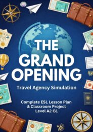The Grand Opening: Travel Agency Simulation (12 stron – Poziom A2-B1)