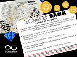 Matematyczne wyzwanie Rozbij Bank: rozwinięcia dziesiętne liczb wymiernych, zaokrąglanie liczb, działania na ułamkach.