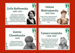 DZIEŃ KOBIET – – gazetka – SŁAWNE POLKI – biblioteka – świetlica – 24 strony – wersja 4