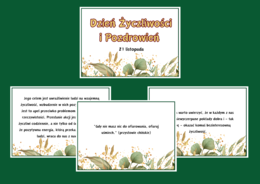 DZIEŃ ŻYCZLIWOŚCI I POZDROWIEŃ – biblioteka – świetlica – gazetka – 15 stron – wersja 1