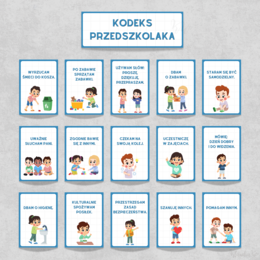 Kodeks Przedszkolaka - wersja niebieska