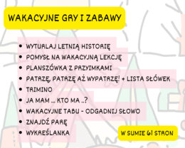 WAKACYJNE GRY I ZABAWY