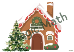 OLBRZYMI ZESTAW Dekoracji Bożonarodzeniowych do Druku – Domki, Choinki, Napis, Girlanda - na gazetkę - 50 stron!