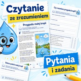 Przygoda małej kropli - krótka historyjka przyrodnicza