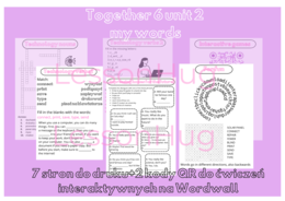 Together 6 unit 2 My words