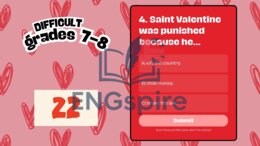 Valentine’s Day Games – gotowa lekcja pełna gier (A1–A2)