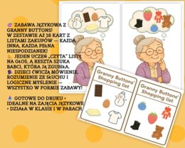 Granny Button Shopping list