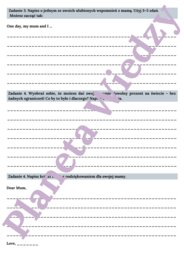 KARTA PRACY NA DZIEŃ MAMY - MOTHER'S DAY WORKSHEET, KLASY 4-8 SZKOŁY PODSTAWOWEJ- wykreślanka, ćwiczenia znajomości przymiotników i zdań opisujących, zadania pisemne