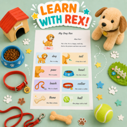 My Dog Rex – picture dictionary