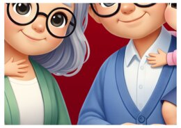 DZIEŃ BABCI I DZIADKA - Z całego serca życzymy Wam - grafika XXL