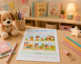 Reksio szuka domu. Historyjka obrazkowa