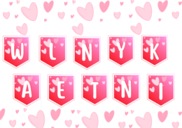 Girlanda WALENTYNKI 14.02 - PDF A4