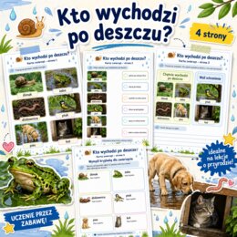 Kto wychodzi po deszczu?