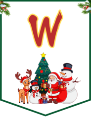 WITAJ ŚWIĘTY MIKOŁĄJU - MIKOŁAJKI – Mikołaj – GIRLANDA – biblioteka – świetlica – przedszkole – gazetka – wersja 1