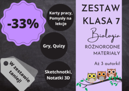 Pakiet materiałów z biologii do klasy 7 – cały rok w jednym zestawie!