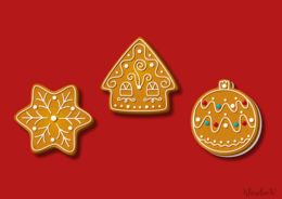 Układanie pierniczków według wzoru