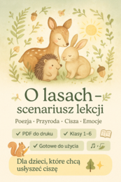 LEKCJA. JĘZYK POLSKI. "O lasach" ks. Jan Twardowski