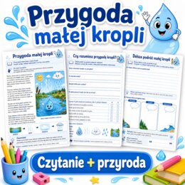 Przygoda małej kropli - krótka historyjka przyrodnicza