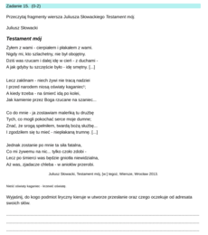 Test historycznoliteracki- Romantyzm (bez odpowiedzi)