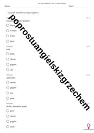 Junior Explorer 4 – Unit 7 – testy