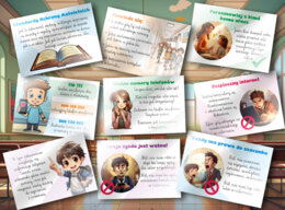 Standardy Ochrony Małoletnich - gazetka, informacje istotne dla małoletnich, 15 kart