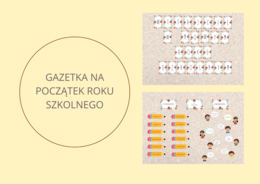 Gazetka na początek roku szkolnego