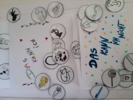 Mein Wörterbuch - cz.II. - SŁOIK SŁÓWEK - Gra do nauki i utrwalenia słówek klasy 1-4 z języka niemieckiego. Wklejka do zeszytu.