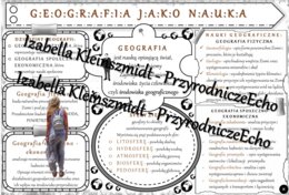 Geograficzna sketchnotka – notatka - wklejka wykonana w power point do tematu „Geografia jako nauka”. Oblicza geografii I, poziom podstawowy, dla liceum ogólnokształcącego i technikum. Geografia I
