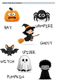 🎃👻KARTA PRACY – HALLOWEEN 🎃👻- KLASY 1-3 SZKOŁY PODSTAWOWEJ- WYKREŚLANKA, OBRAZKI, OPISZ SWOJE HALLOWEEN I KOSTIUM, CZYTANIE TEKSTU, SPEAKING + ODPOWIEDZI