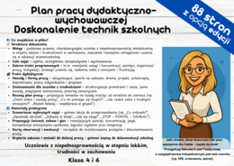 Plan pracy wychowawcy – Doskonalenie technik szkolnych
