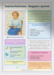 Biogram i portret Joanny Kulmowej