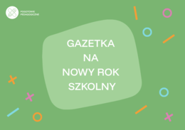 Gazetka na nowy rok szkolny
