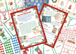 Zestaw Bożonarodzeniowy - gry do nauki angielskich słówek