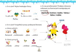Kalendarz dla uczniów uczących się języka polskiego jako obcego na rok 2024 z ćwiczeniami