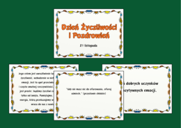 DZIEŃ ŻYCZLIWOŚCI I POZDROWIEŃ – biblioteka – świetlica – gazetka – 15 stron – wersja 2