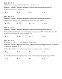 Arkusz maturalny nr 5 z matematyki