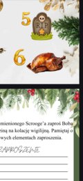 Stacje zadaniowe na podstawie ,,Opowieści wigilijnej''