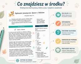 Dyktando tematyczne: Spacer z Reksiem